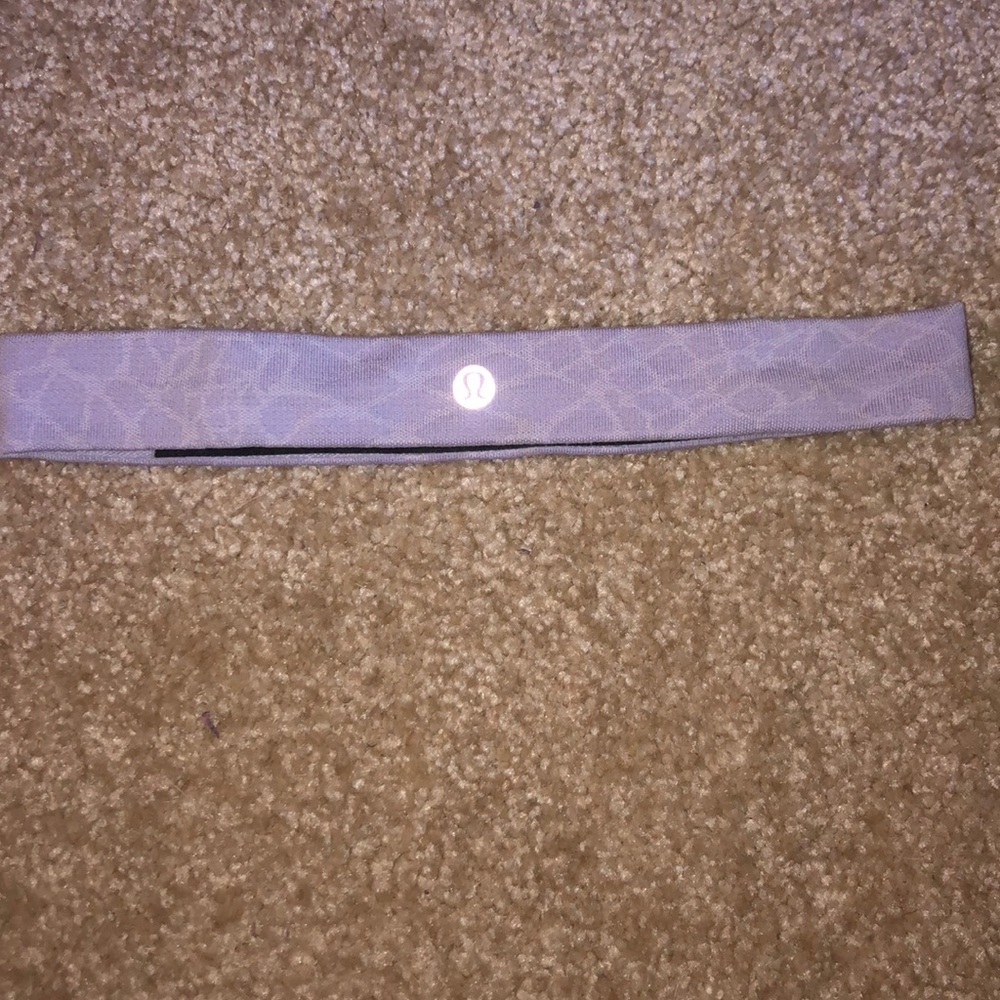 Purple lululemon headband